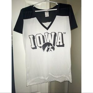 Iowa v neck jersey tee